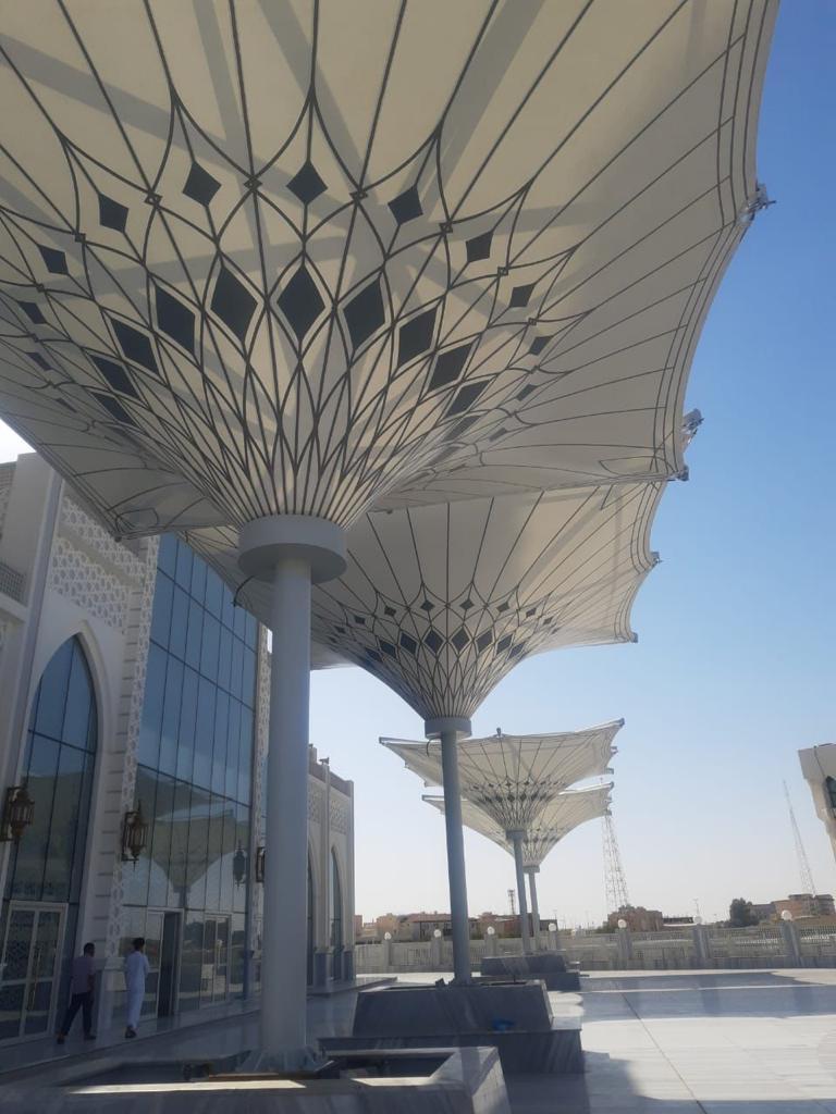 Mosque shade structure