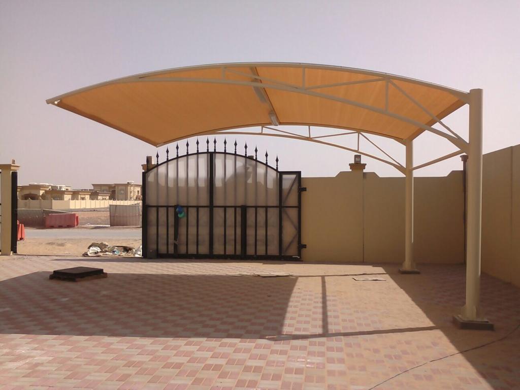 Hotel entrance canopy